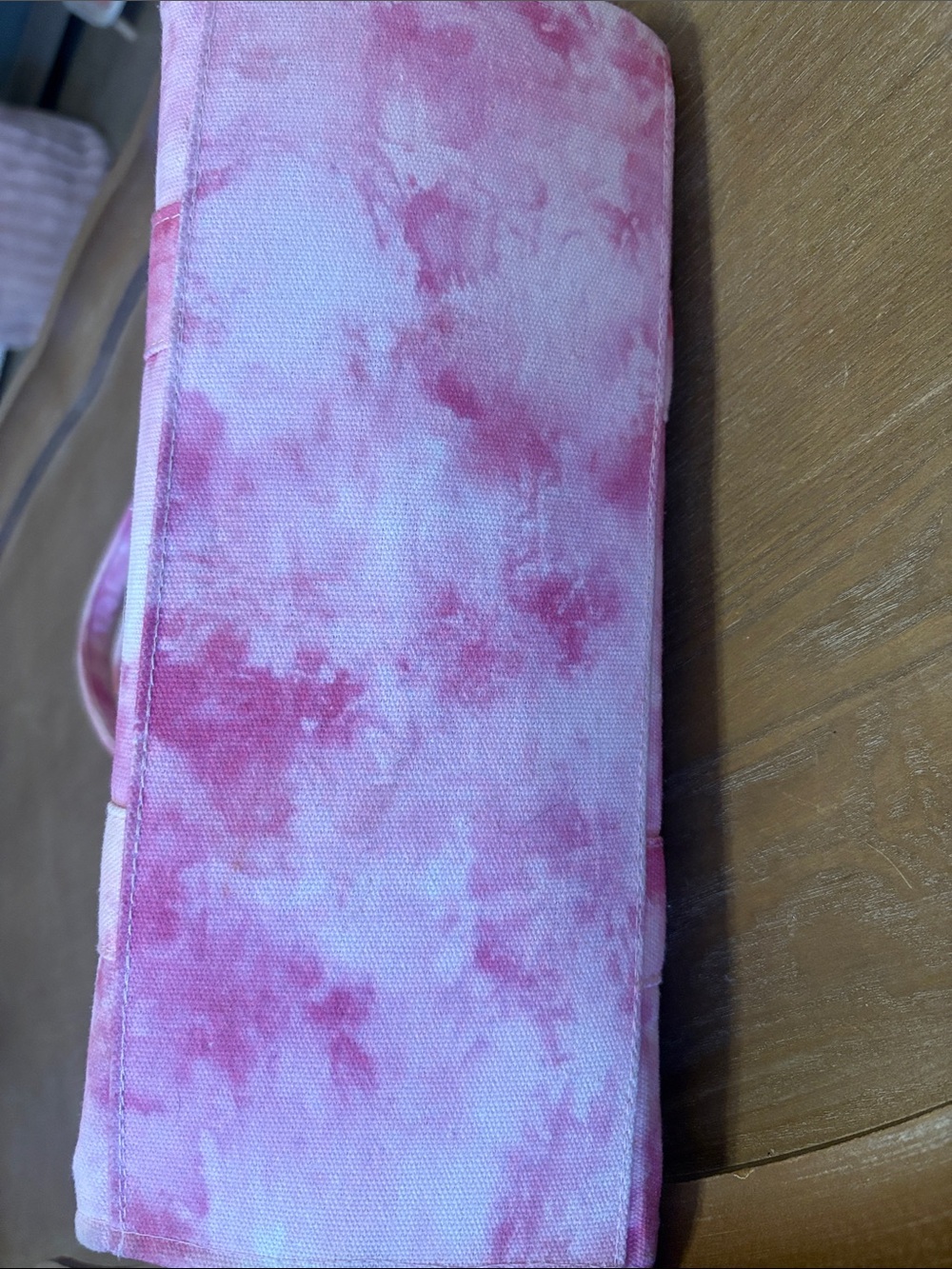 The Tote Bag Pink Tie-Dye Canvas Tote - Picture 4 of 4